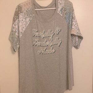 Cato Heather Gray Tee